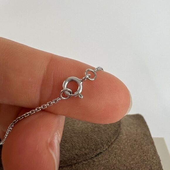 LOUIS VUITTON 18K Diamond LV Volt One Small Pendant Necklace - Picture 7 of 8